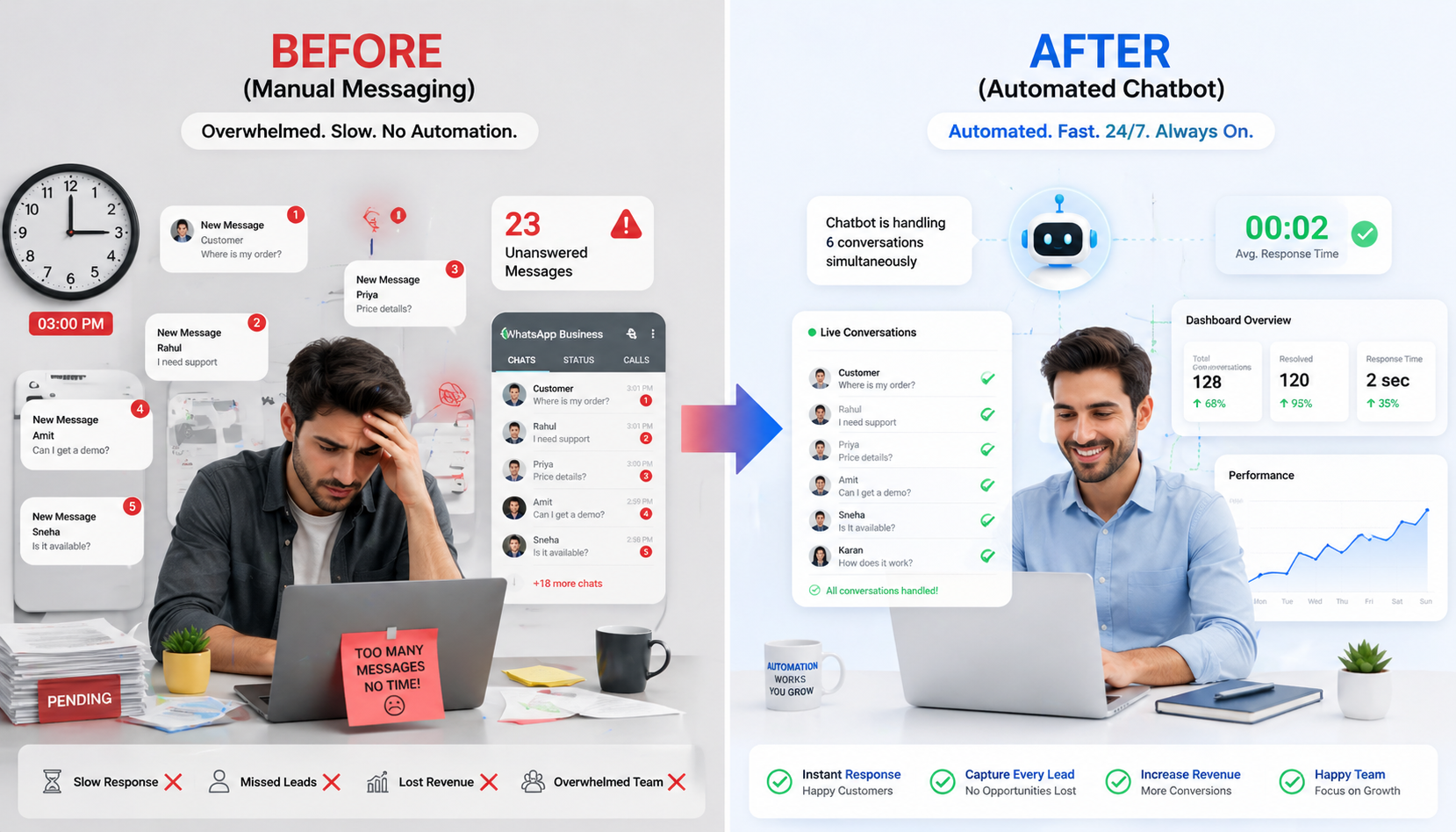 What is WhatsApp Automation? – PixoraNest AI Automation